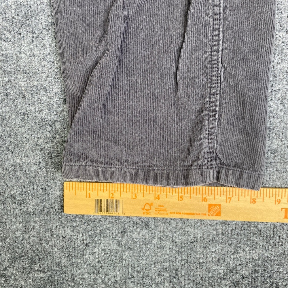 Vans Drill Chore Carpenter Pants Mens 30 Gray Corduroy Loose Fit Workwear Skater - Picture 9 of 11
